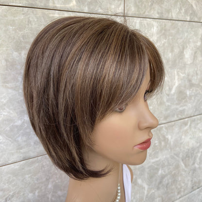 Short Straight Bob Hairstyle Women Synthetic Hair Wigs